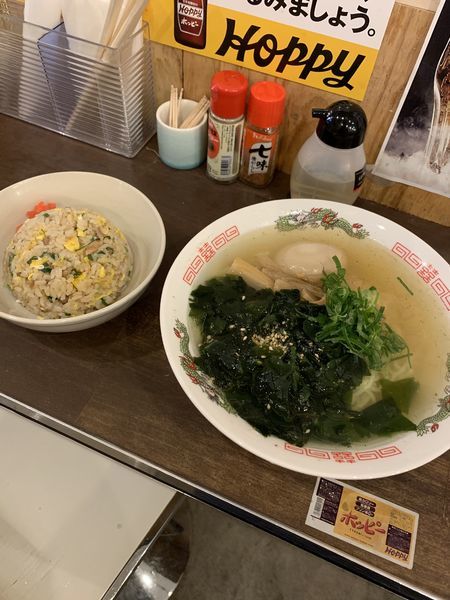 「わかめラーメンセット」@らぁめん ちょい飲み だありんの写真