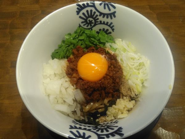 「台湾まぜそば（追い飯付）¥850」@特級中華蕎麦 洋介の写真