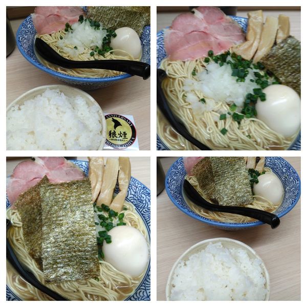 「【2周年限定】鶏そば大盛り+ライス」@狼煙 大宮店の写真