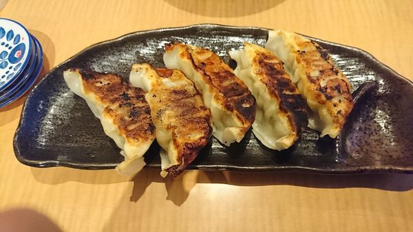 「焼き餃子(350円)」@秋田ラーメン はまの写真