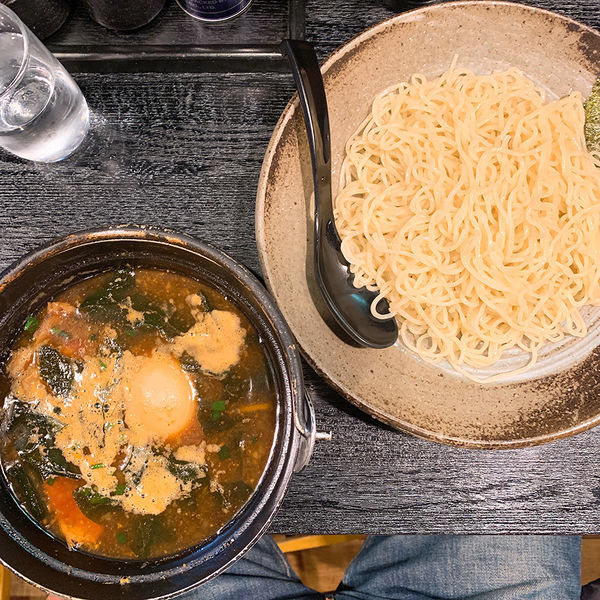 「つけめん（ごま油使用）＋味玉」@らーめん こうすけの写真