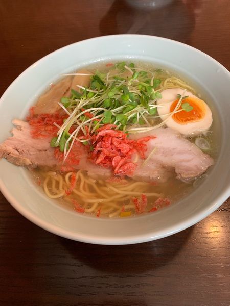 「海老塩ラーメン720円」@麺屋 海山の写真