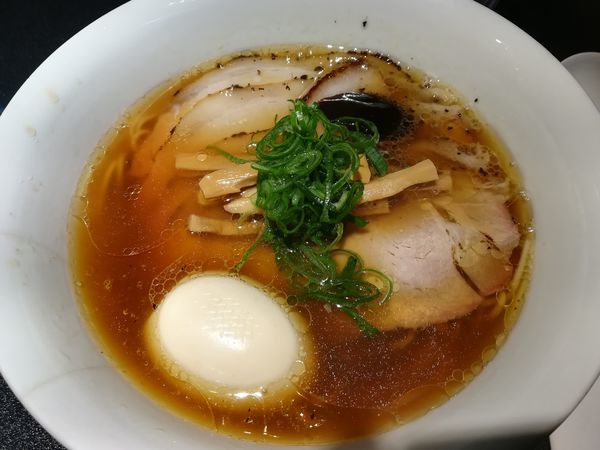 「チャーシュー味玉醤油Soba」@Japanese Soba Noodles 蔦の写真