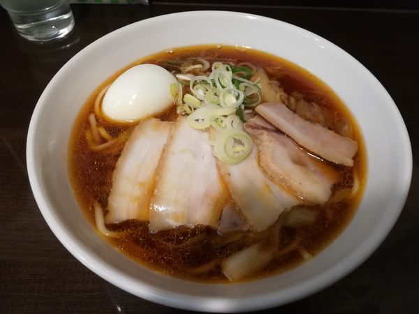 「つむぎラーメン＋だし味玉子」@らーめん紬麦の写真