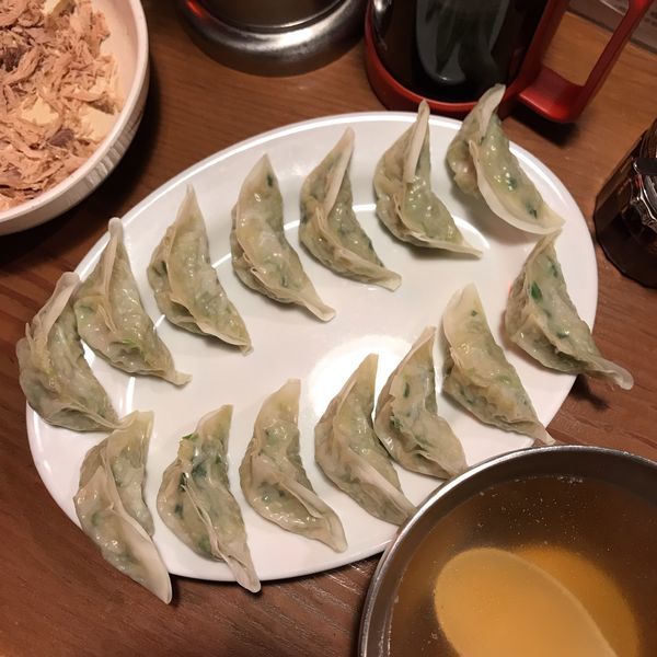 「水餃子（にんにく有）」@えびすの安兵衛の写真