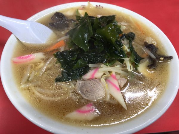 「チャンポン」@手打ちらーめん 天狗の写真