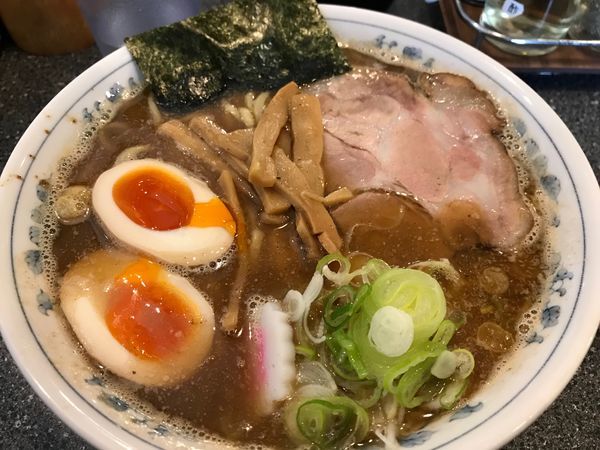 「ラーメン+味玉」@東池袋大勝軒 沖縄宜野湾店の写真