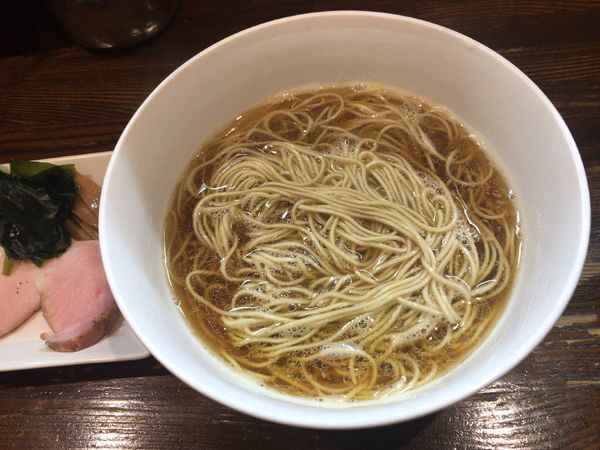 「かけそば　かけそば用別皿」@中華そば いぶきの写真