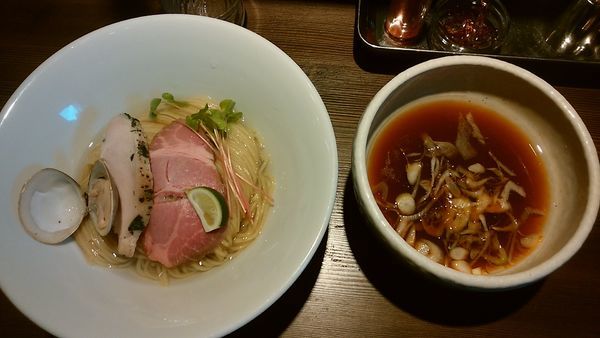 「4/1限定　蛤つけそば（醤油）」@つけ麺 一燈の写真