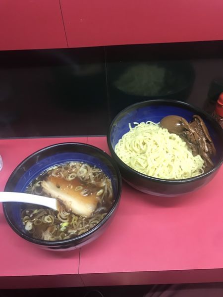 「つけ麺（中）味玉+メンマ」@麺 えどやの写真