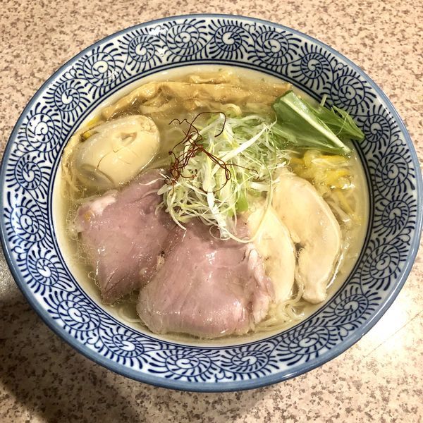 「淡麗塩そば ￥750」@麺処 かつ善の写真