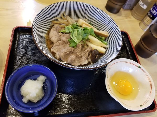 「【限定】すき焼き風まぜそば」@寿製麺よしかわ 坂戸店の写真