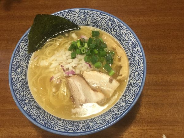 「煮干しそば・塩味(¥750)」@煮干しそば 梵の写真