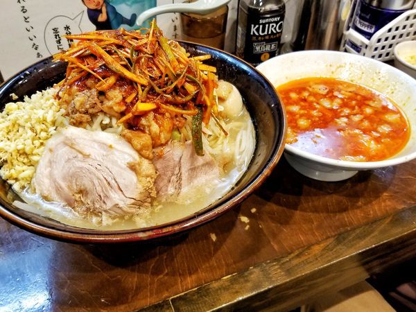 「大つけ麺あつもり」@麺屋 歩夢の写真