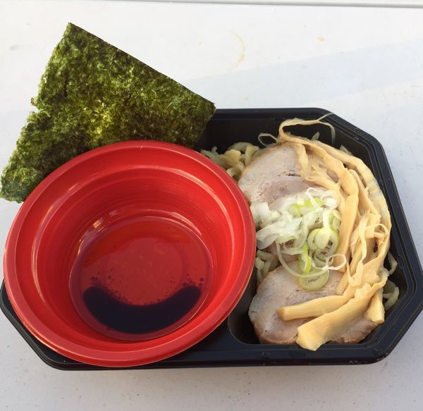 「手打焔【まぜそばつけめん(KANRYO ver)】＋α」@中華蕎麦とみ田 冨田治PRESENTS 最強ラーメン祭2019 in 小山の写真