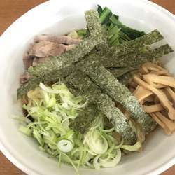 まぜそば、大盛りサービス