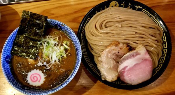 「つけ味玉(大)＋チャーシューご飯」@中華蕎麦うゑずの写真