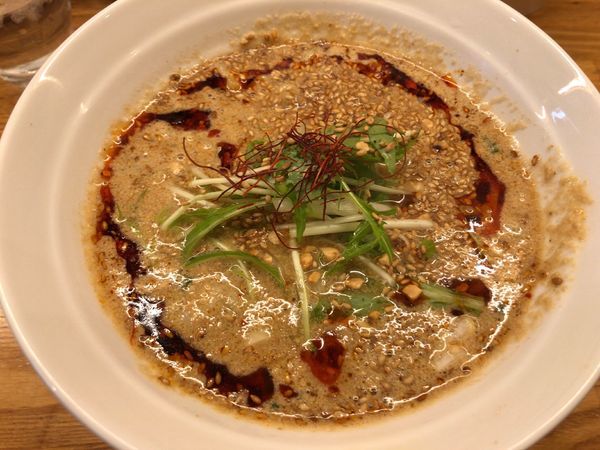 「金胡麻担担麺」@金蠍の写真