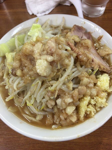 「ラーメン(350g) 780円  ニンニク」@ラーメンの店 どでん 北浦和店の写真