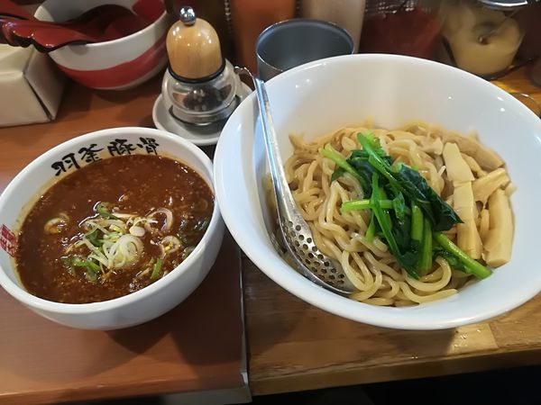 「4/2　辛つけ麺中盛り920円(あつもり)」@麺屋 庄太 六浦本店の写真