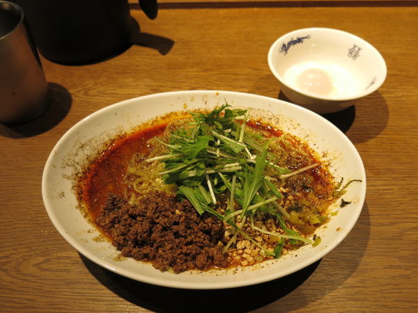 「汁なし麻辣担々麺：880円」@中華そば 二階堂の写真