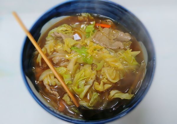 「肉そば」@手造りラーメん 幸楽の写真