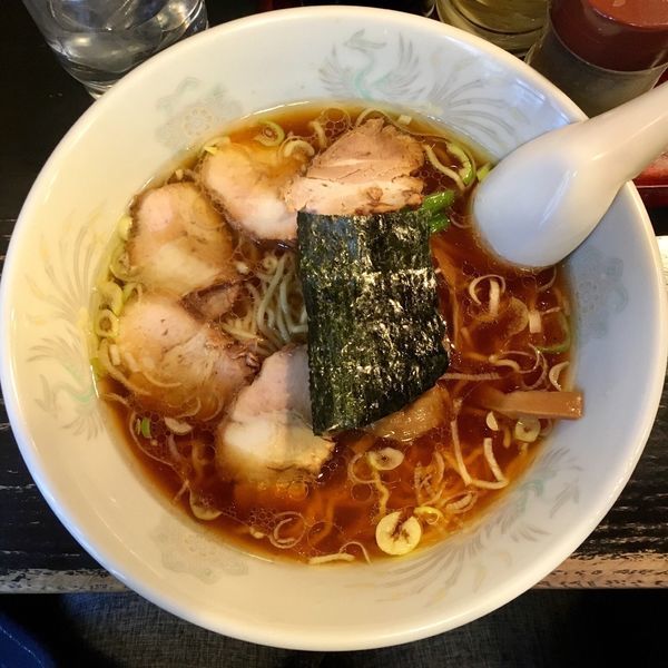 「ちゃあしゅうそば 800円+餃子450円」@支那そば びぜん亭の写真