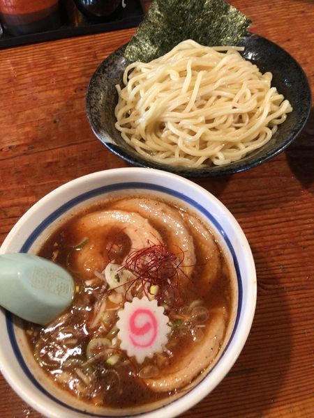 「【限定】エビつけ麺」@常勝軒 かすみがうら店の写真