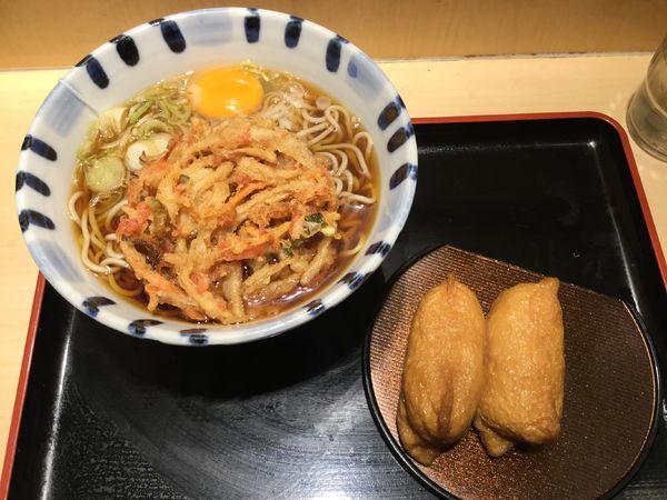 「朝食サービスセット(¥370)」@そば新 御茶ノ水店の写真