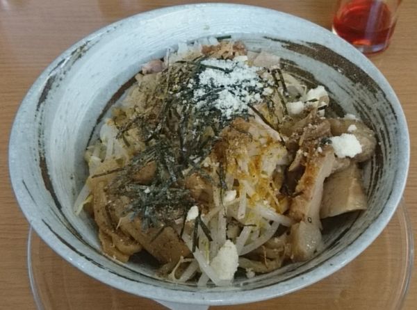 「まぜそば」@鳳神角ふじの写真