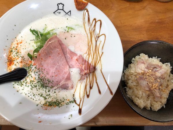 「鯛塩濃厚そば ランチ限定お茶漬けセット」@鯛塩そば 縁の写真