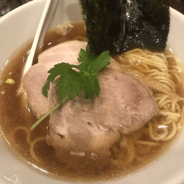 「平子煮干そば」@新橋 纏の写真