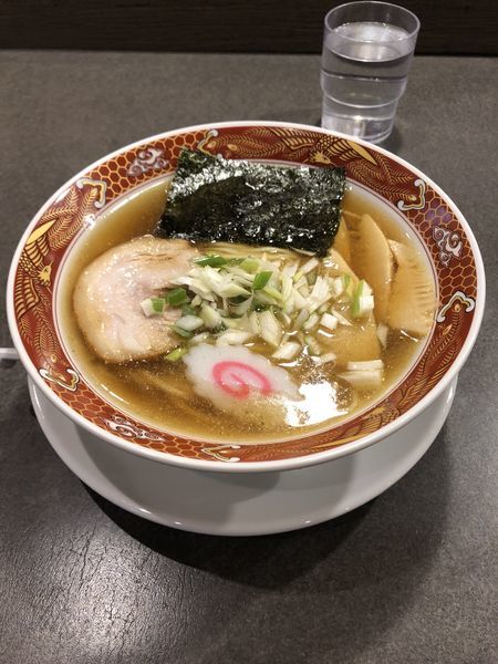 「春筍の煮干し中華そば(細麺)」@えびそば えび助 TOKYOの写真