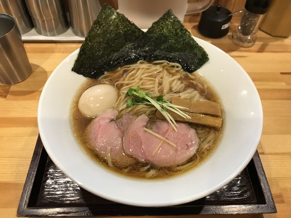 「味玉醤油そば」@麺屋 希楽夢の写真