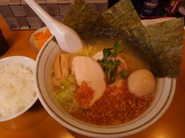 「特製鶏塩そば」@中華そば えど家の写真