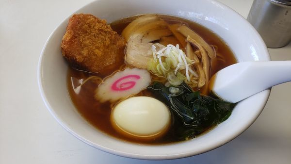 「コロッケ玉子ラーメン670円」@東武ラーメンの写真