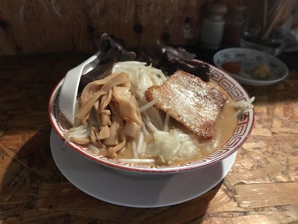 「北海味噌二郎」@男そば 連獅子の写真