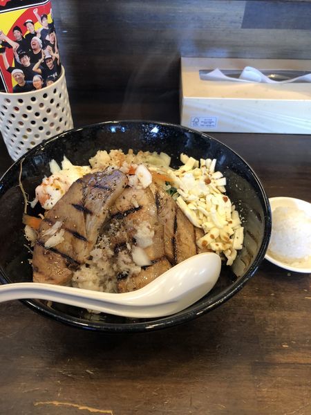 「チーシーらっ二郎まぜそば」@日本一馬鹿豚 高崎店の写真