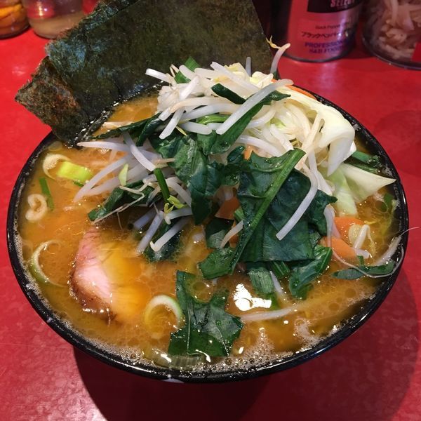 チャーシューメン+野菜畑