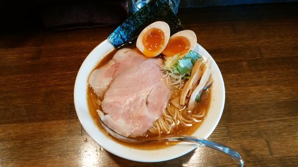 「魚介らぁ麺¥650-＋味玉¥100-」@Soupmenの写真