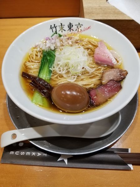 「醤油ラーメン　味たま」@竹末東京プレミアムの写真