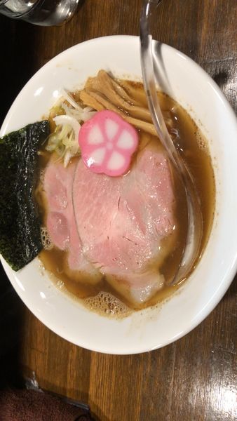 「魚介らぁ麺 600円 オイルフリーのヘルシー版」@Soupmenの写真