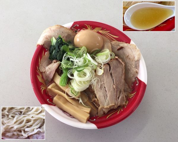 「生姜塩らーめん森尻コンチータwith馬並み盛り」@中華蕎麦とみ田 冨田治PRESENTS 最強ラーメン祭2019 in 小山の写真