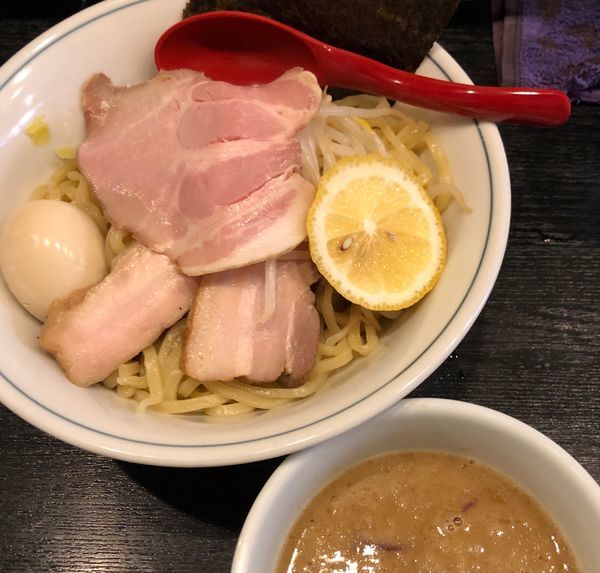 「鷄白湯濃厚特製つけ麺 中盛」@雨ニモマケズの写真
