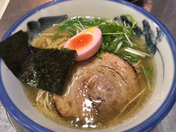 「柚子らーめん 塩淡麗 1000円」@ZUND-BARの写真