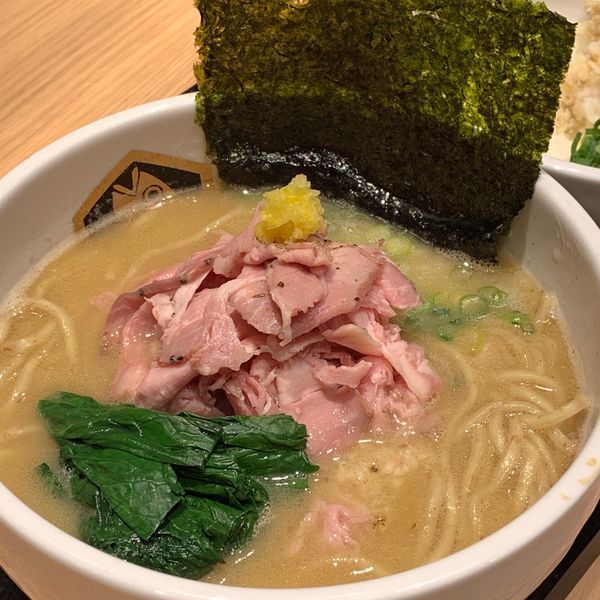 「濃厚真鯛ラーメン雑炊セット」@真鯛らーめん 麺魚 錦糸町PARCO店の写真