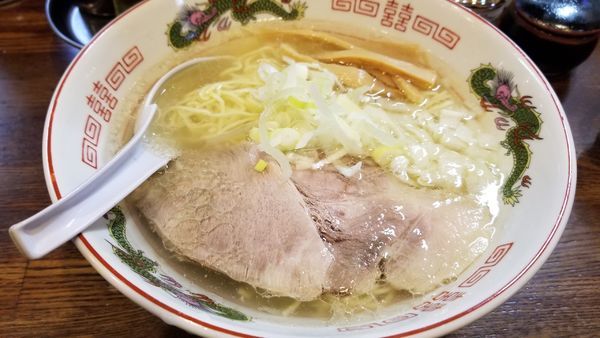 「朝専用中華そば　塩」@らあめん 寸八 総本店の写真