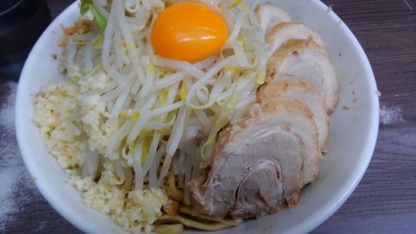 「小ぶた汁なし」@ラーメン二郎 横浜関内店の写真