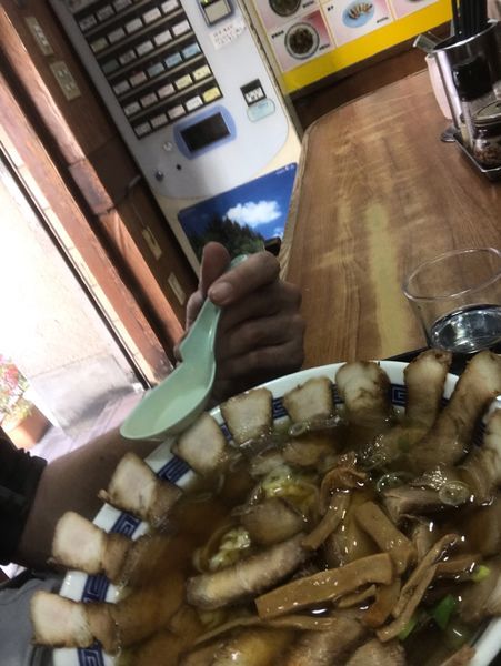 「wチャーシュー麺 基味 おこわ」@航海屋の写真