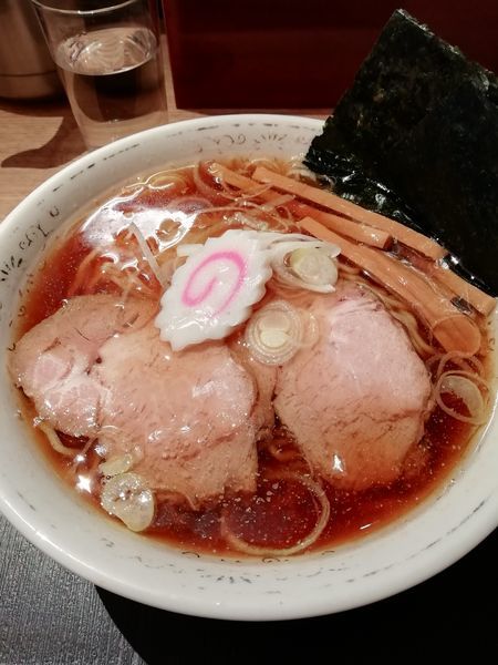 「中華そば+ライス」@中華そば 勝本の写真